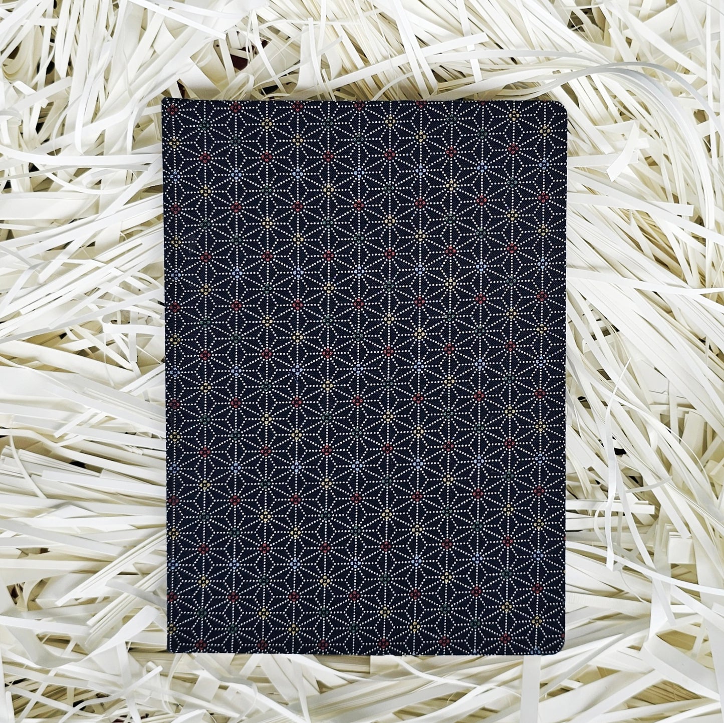 Fabric Hand Bound Journal Asanoha