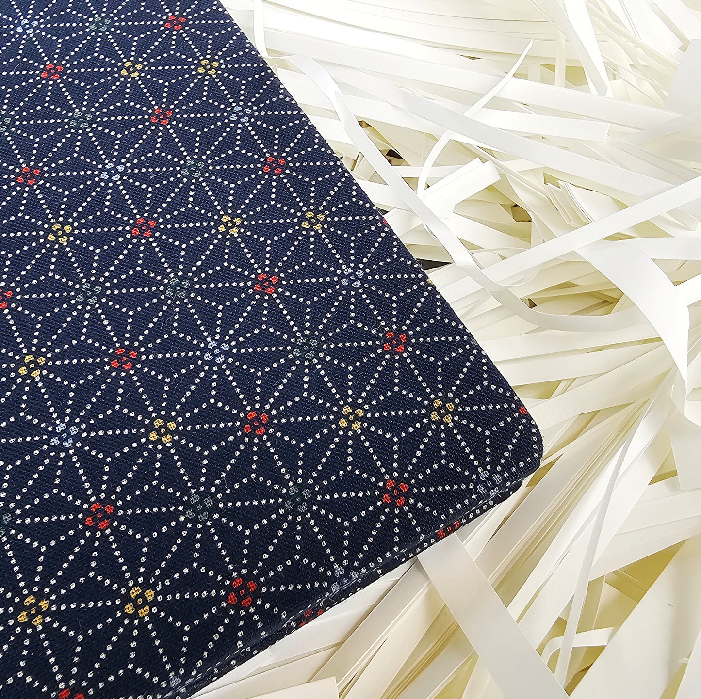 Fabric Hand Bound Journal Asanoha