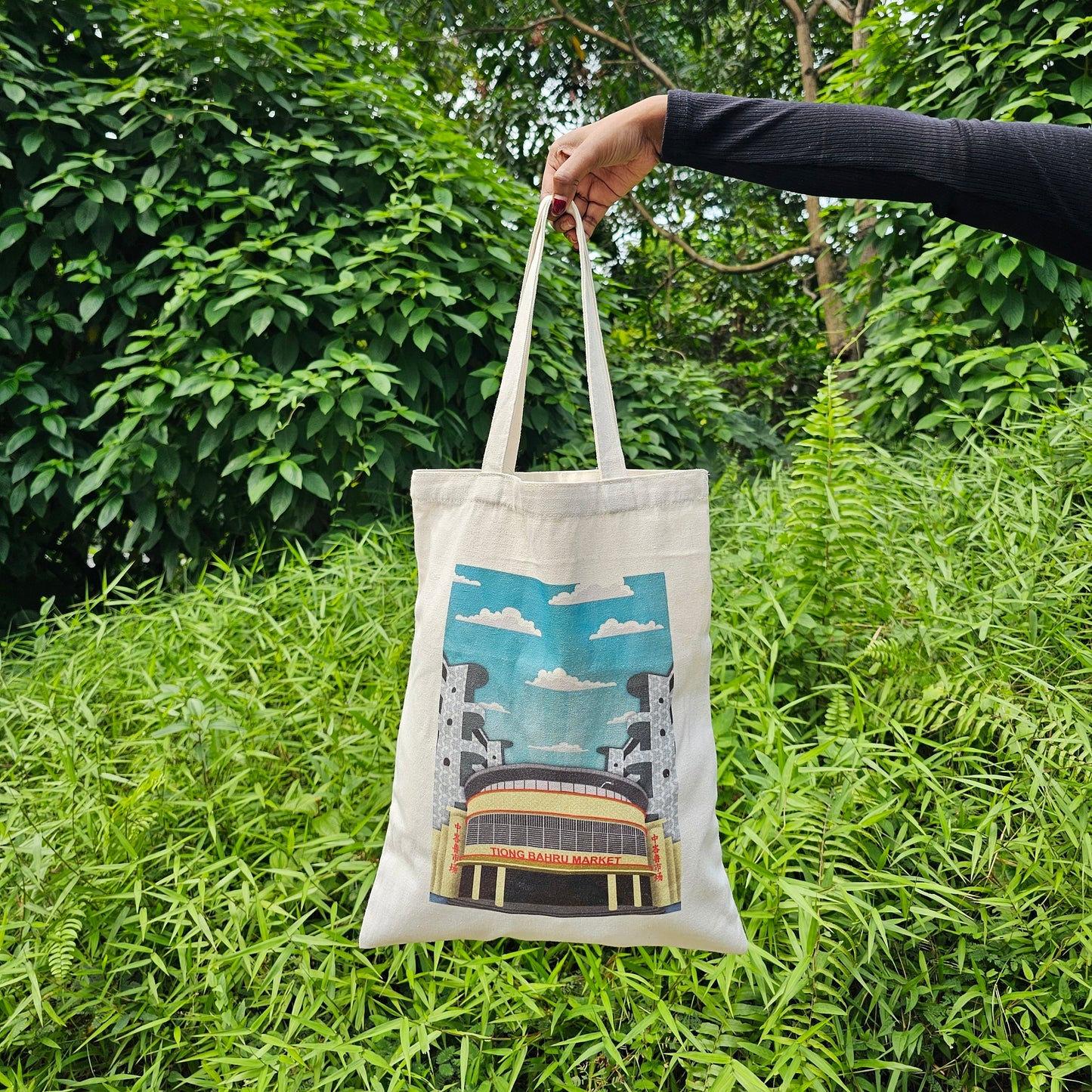 Tiong Bahru Market Canvas Tote Bag