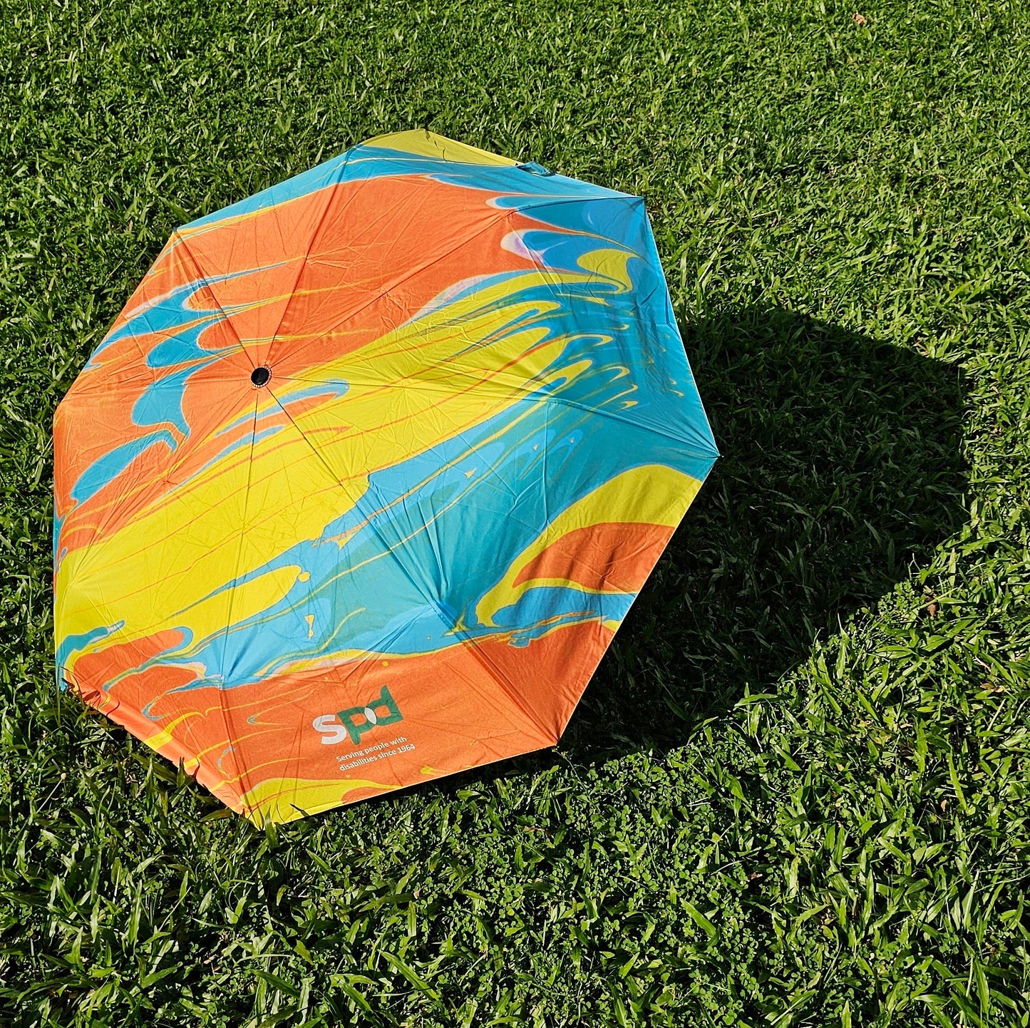 Marbling Umbrella with UV Protective Coating