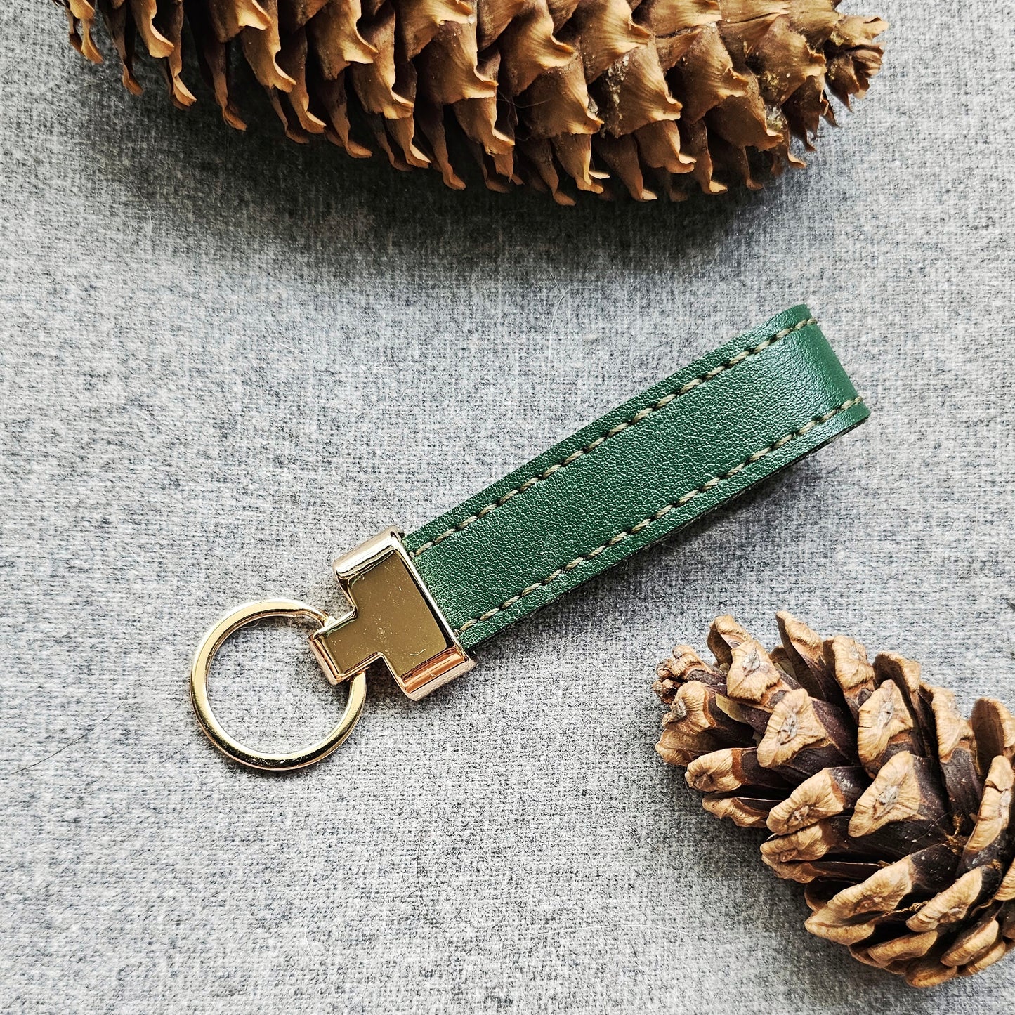 Animal Friendly Leather Key Fob