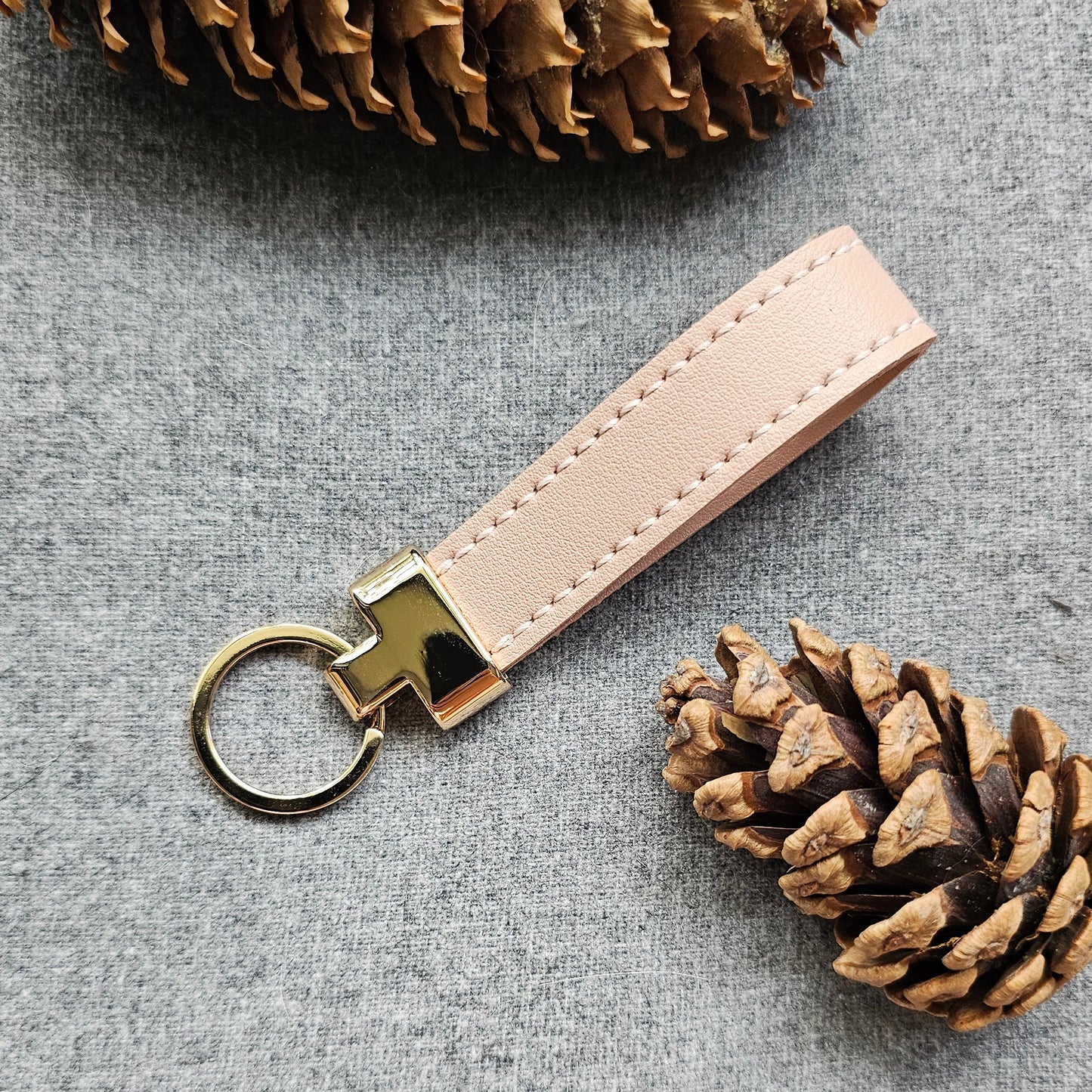 Animal Friendly Leather Key Fob