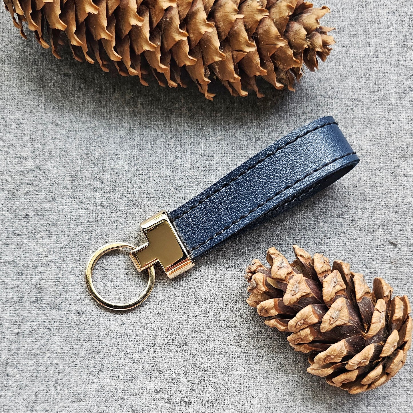 Animal Friendly Leather Key Fob