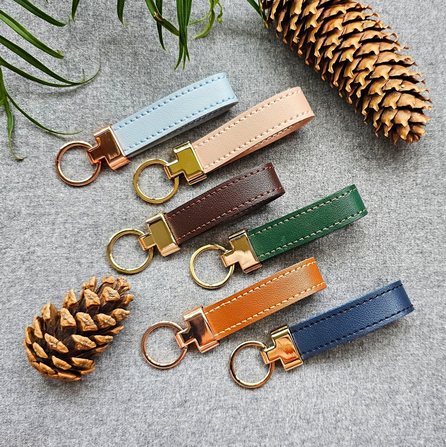 Animal Friendly Leather Key Fob