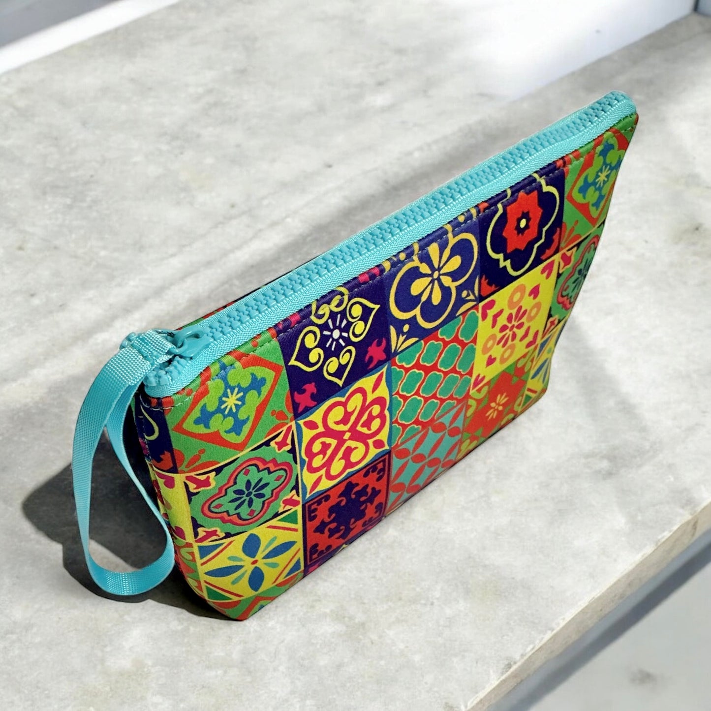 The Peranakan Tiles Wristlet Pouch