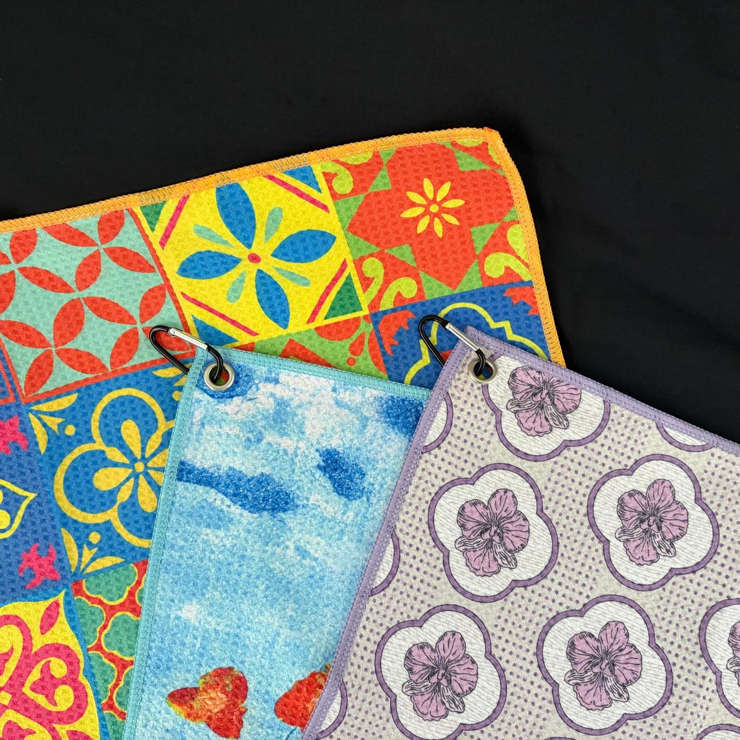 Microfibre Golf Towels with Hook ACRS