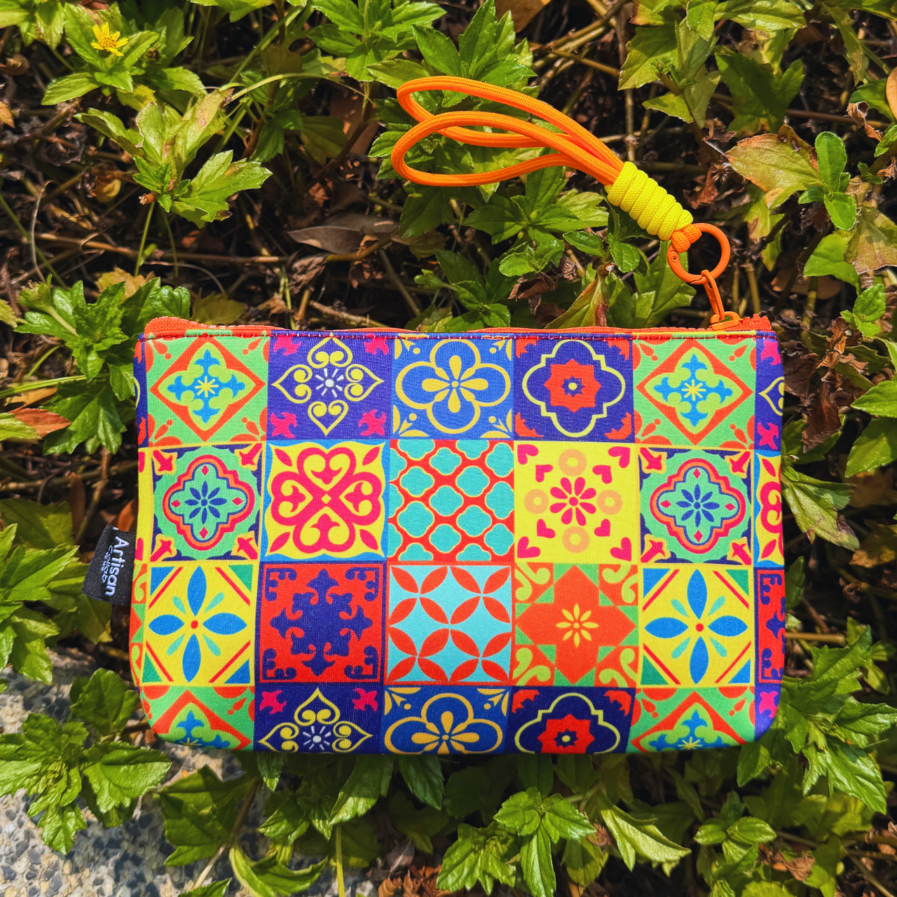 <Pre-Order> Peranakan Tiles Wristlet Pouch