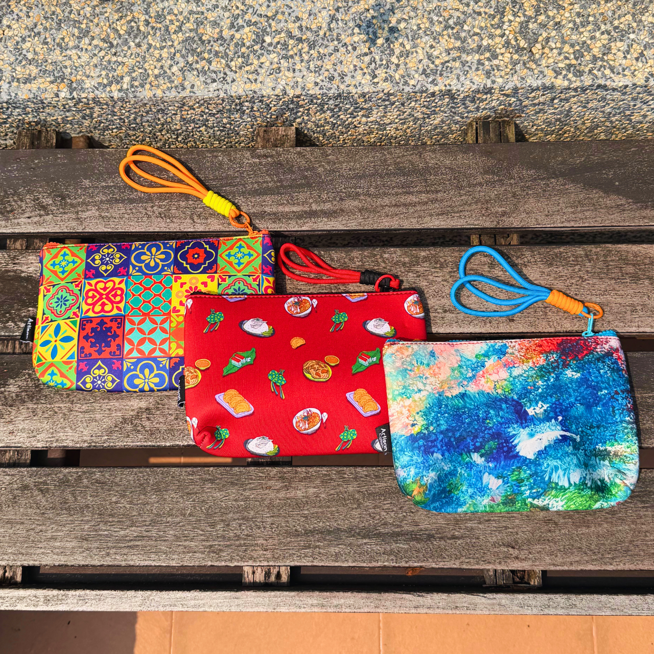 <Pre-Order> Peranakan Tiles Wristlet Pouch