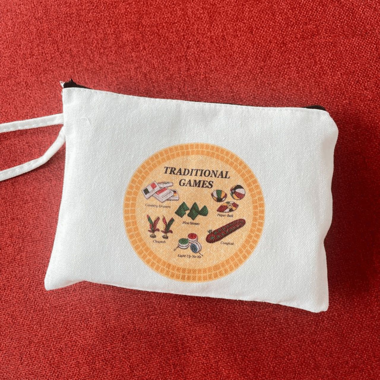 Zipper Pouch (Ethnic Motifs & Traditional Games)